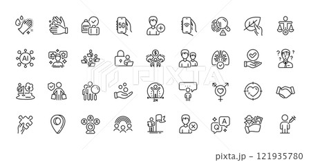 Organic tested, People vaccination and Couple line icons pack. AI, Question and Answer, Map pin icons. Fingerprint, Social distance, Approved checkbox web icon. Vector Organic tested, People vaccination and Couple line icons pack. AI, Question and Answer, Map pin icons. Fingerprint, Social distance, Approved checkbox web icon. Vector 121935780