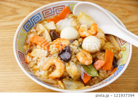 中華丼ぶり　海鮮 121937394