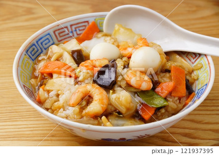 中華丼ぶり 海鮮 中華丼ぶり 海鮮 121937395