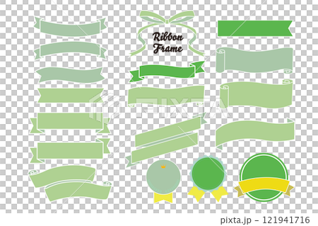 Various ribbon headings and title frames set Various ribbon headings and title frames set 121941716