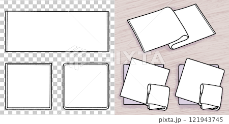普通毛巾和手帕圖解及其使用範例 普通毛巾和手帕圖解及其使用範例 121943745