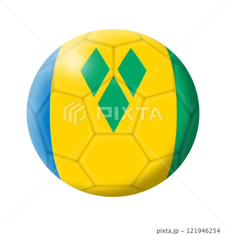 Saint Vincent and The Grenadines soccer ball football Saint Vincent and The Grenadines soccer ball football 121946254