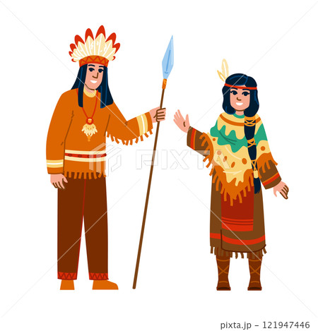 happy indian american people vector happy indian american people vector 121947446