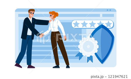 reputation trust signals vector 121947621