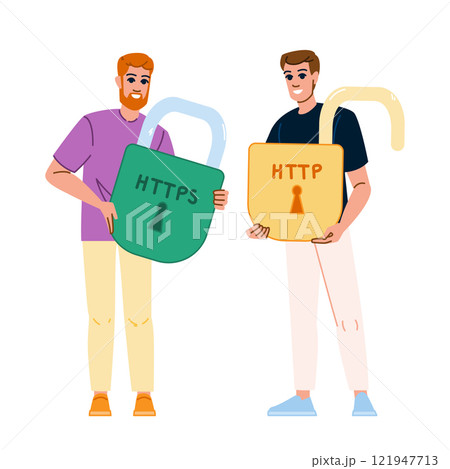 secure https http vector 121947713