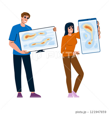 data heatmap website vector data heatmap website vector 121947859