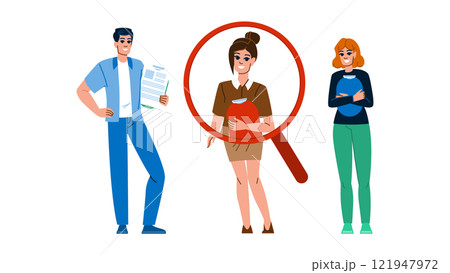 staff talent acquisition vector 121947972