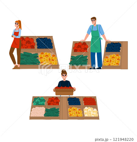 stall local market vector stall local market vector 121948220