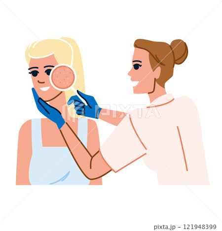 elasticity skin analysis vector elasticity skin analysis vector 121948399