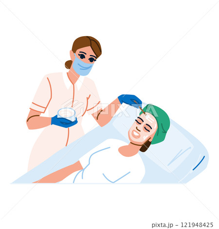 glycolic chemical peel vector glycolic chemical peel vector 121948425