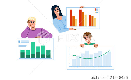 planner time management chart vector 121948436