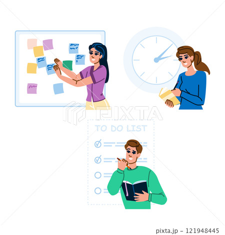 scheduling organizing tasks vector 121948445