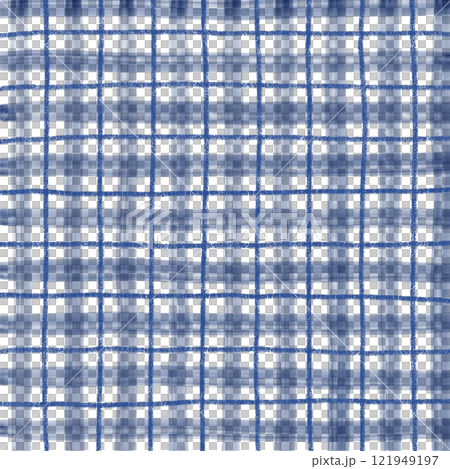 Navy Blue Plaid Gingham Hand Drawn Background Pattern Overlay Navy Blue Plaid Gingham Hand Drawn Background Pattern Overlay 121949197