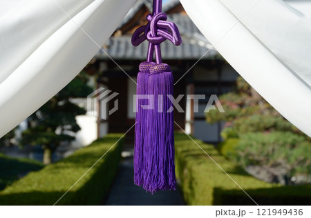 妙心寺　慈雲院の山門の式幕　京都市右京区花園 121949436