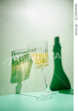 Wine Glass of white wine Wine Glass of white wine 121949440