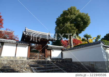 妙心寺　大龍院の山門　京都市右京区花園 121949506