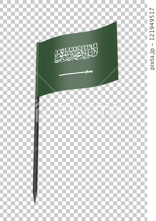 Toothpick with the flag of Saudi Arabia 121949517