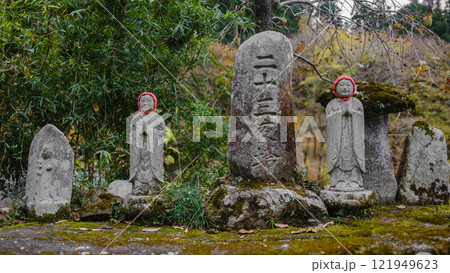 Buddhist Statues and Stone Tablet 121949623