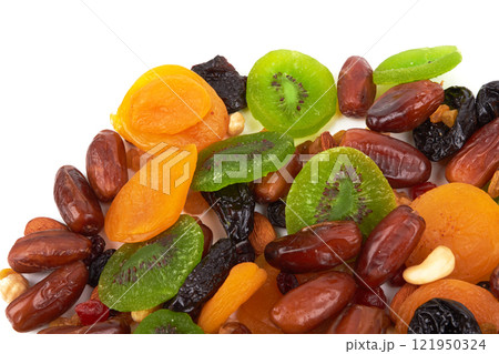 Dry fruits isolated 121950324