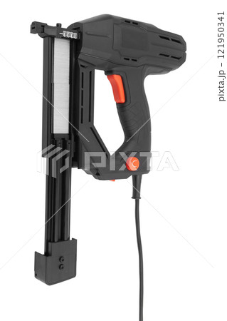 Electric stapler isolated Electric stapler isolated 121950341
