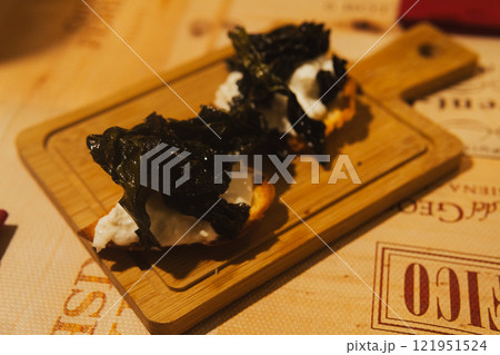 シチリア島のバルのスナック 121951524