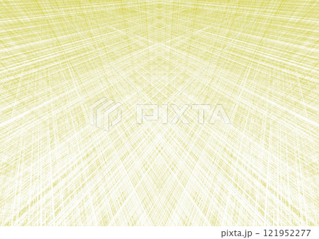 ラインの交差　光の筋（背景素材）　明るい黄色白 121952277