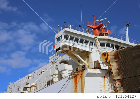 茨城　大洗　大洗港に停泊中のさんふらわあだいせつ 121954127
