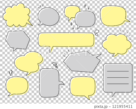Speech bubble, message, comment 121955411