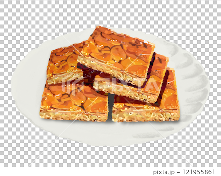 フロランタン(5枚)皿付き フロランタン(5枚)皿付き 121955861