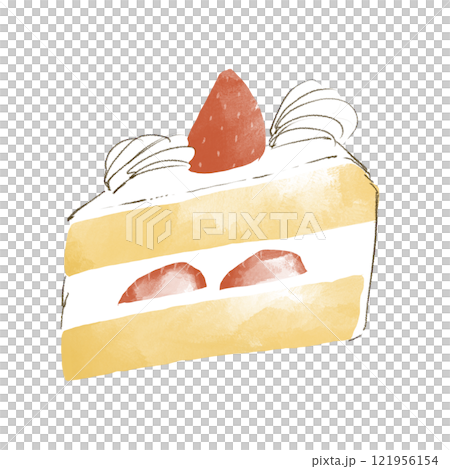 Strawberry shortcake watercolor style Strawberry shortcake watercolor style 121956154