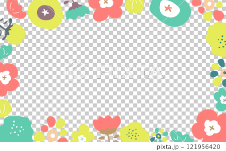 斯堪的納維亞風格花框E06方形花框 121956420