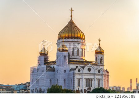 Cathedral of Christ the Saviour in Moscow, Russia 121956589