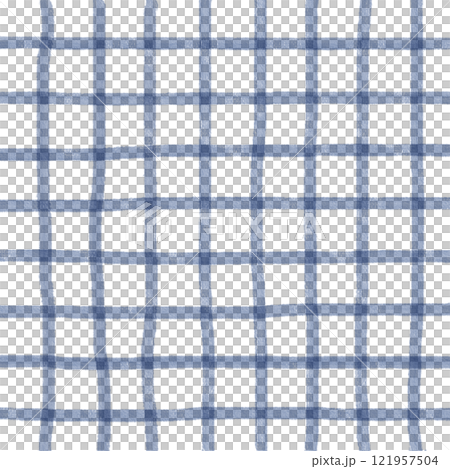 Navy Blue Plaid Hand Drawn Background Pattern Overlay Navy Blue Plaid Hand Drawn Background Pattern Overlay 121957504