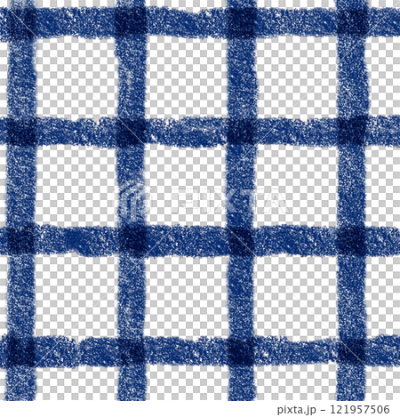 Navy Blue Plaid Hand Drawn Background Pattern Overlay Navy Blue Plaid Hand Drawn Background Pattern Overlay 121957506