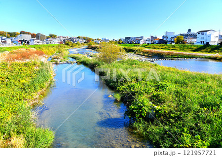 浅川橋／浅川より下流方向を望む(東京都八王子市)【2024.11】 121957721