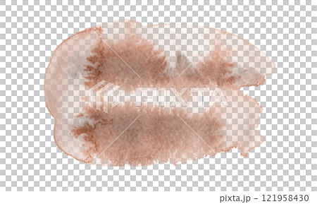 Watercolor stain in the 2025 color of the year Mocha Mousse. Hand drawn gradient effect template with elegant warm brown tone. Perfect for creating trendy graphic resource and web designs. Watercolor stain in the 2025 color of the year Mocha Mousse. Hand drawn gradient effect template with elegant warm brown tone. Perfect for creating trendy graphic resource and web designs. 121958430
