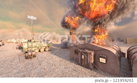 軍事キャンプ 121959201