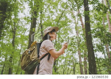 夏山登山とスマホ 夏山登山とスマホ 121960530