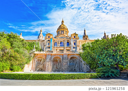 National Museum of Catalunia,Placa De Espanya Area. Barcelona. National Museum of Catalunia,Placa De Espanya Area. Barcelona. 121961258