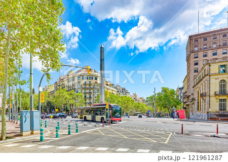 Urban views-landscapes most beautiful Catalan city - Barcelona. Urban views-landscapes most beautiful Catalan city - Barcelona. 121961287