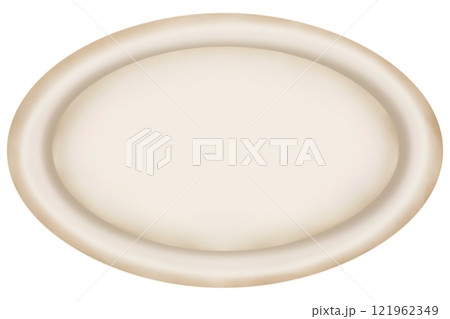 Label shape Ellipse cute decoration, hand drawn. 121962349