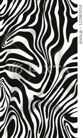 ゼブラ柄の背景 ゼブラ柄の背景 121963016
