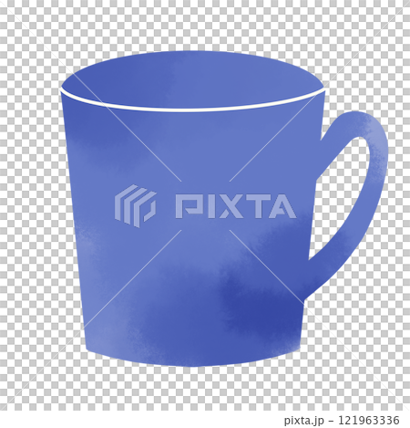 水彩風藍色馬克杯 水彩風藍色馬克杯 121963336