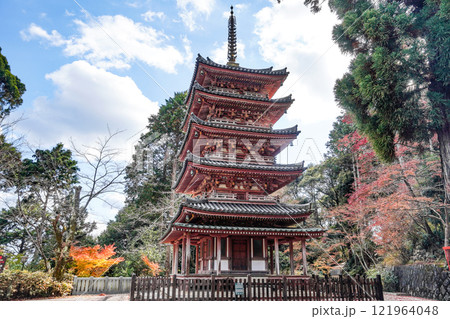 海住山寺（京都府）国宝の五重塔 121964048