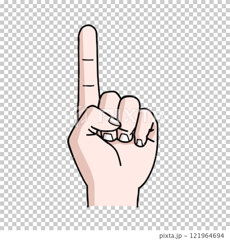 Hand gestures that express one thingのイラスト素材 [121964694] - PIXTA