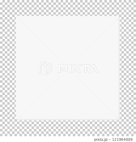 Simple, white or light gray memo or sticky note illustration - Square sticker background material Simple, white or light gray memo or sticky note illustration - Square sticker background material 121964889