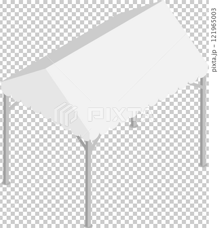 アイソメトリックなパイプテントの素材 121965003