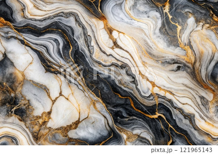 white gray Marble ink texture background. pattern can used for wallpaper or skin wall tile luxurious. 121965143