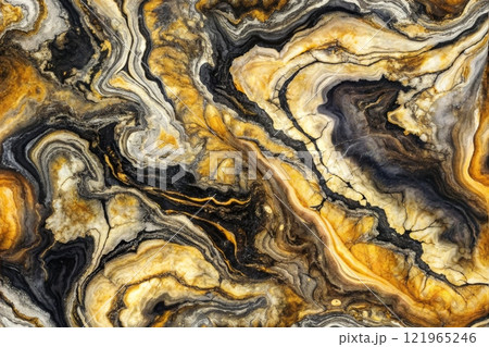 Marble ink colorful. marble pattern texture abstract background. can be used for background or wallpaper 121965246