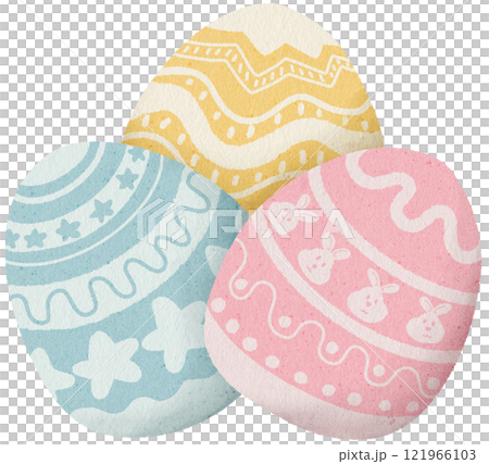 Easter Coloring Egg Illustration Easter Coloring Egg Illustration 121966103